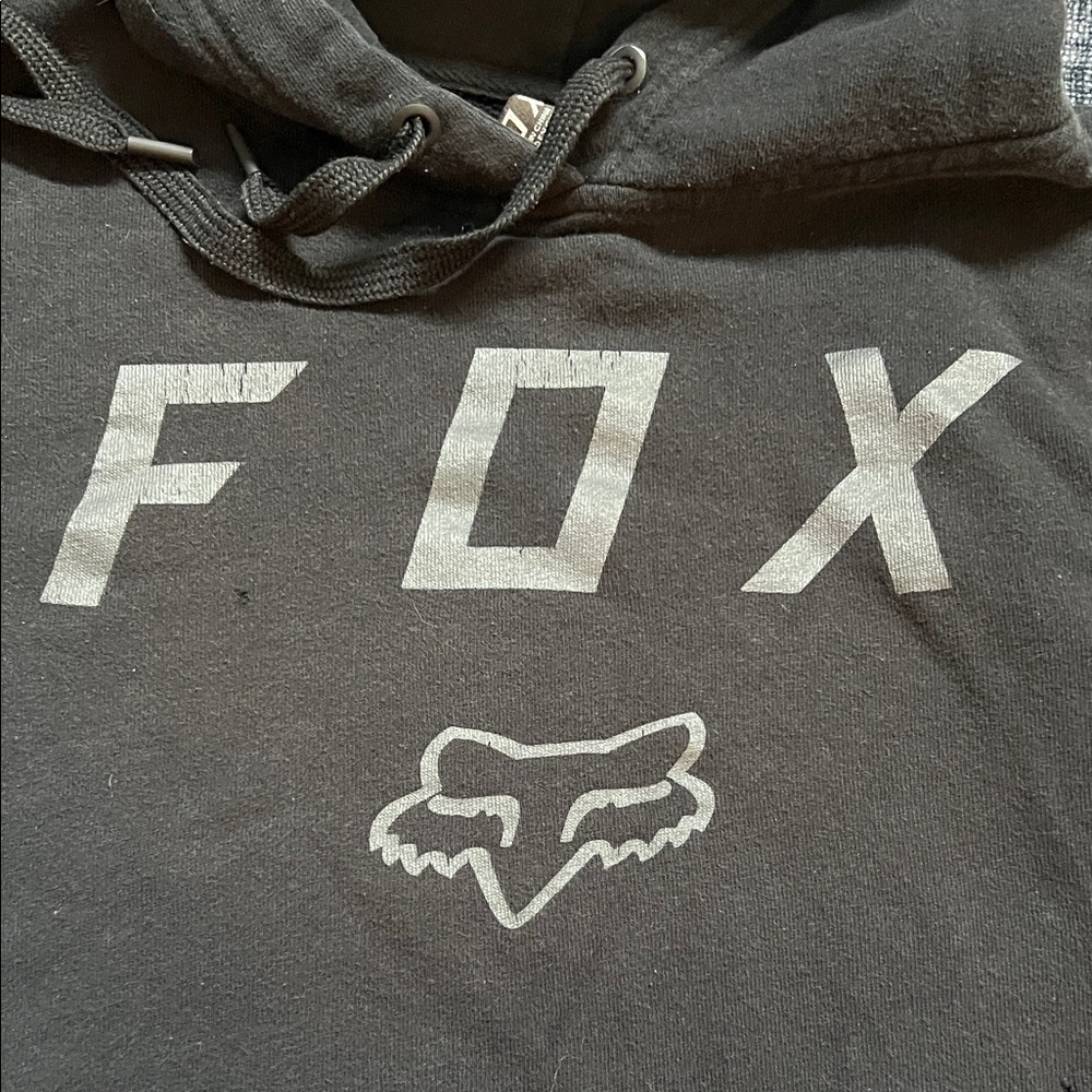 Fox Charcoal Sweatshirt with Logo
